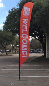 High Visibility Welcome Flag